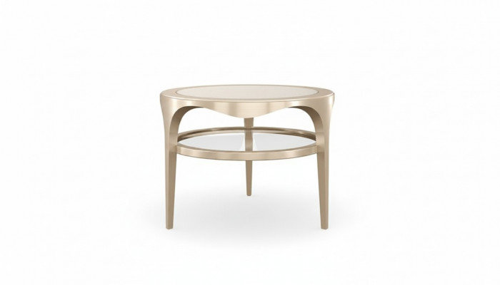 Wunnzëmmer Ronn Edel Konscht Modern Luxus Bäizëlltësch Design Miwwelen Couchtësch