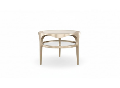 Wunnzëmmer Ronn Edel Konscht Modern Luxus Bäizëlltësch Design Miwwelen Couchtësch