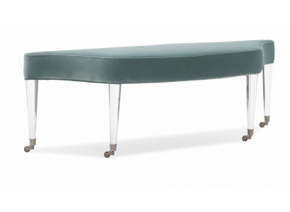 Hocker Zëmmer Polster Textil Stoff Modern Hocker Design Bänken Wunn Schlof Bank