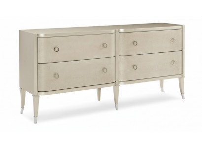 Modern Kommode Luxus Italien Design Miwwelen Polster Holz Konsol Sideboard Low