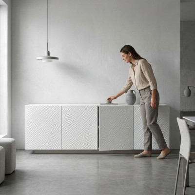 Kommoden Schaf Holz Héichglanz xxl Grouss Luxus Schaf Regal Nei Kommode Designer