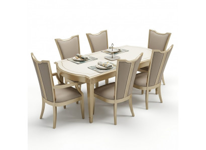 Design Luxus Holz Dësch Iesszëmmer Miwwelen Iessdëscher Hotel Ariichtung Dësch 180x90