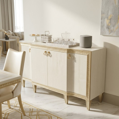 Kommoden Luxus Schief Schränke Side Low Board Eedelt Holz Design Konsole Schaf Kommode