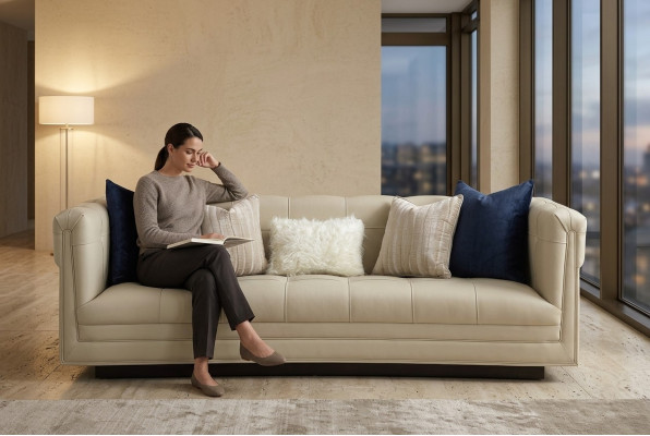 Zwee-Sëtzer Sofas Wunnzëmmer Canapé Sofa 2 Sëtzer Miwwelen Ariichtung Italien Luxus