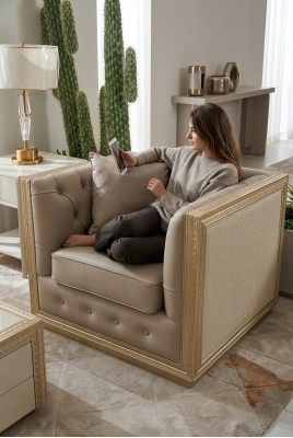 Wunnzëmmer Relax Polster Gastro Still Fotell Design Lounge Club Stull Neit
