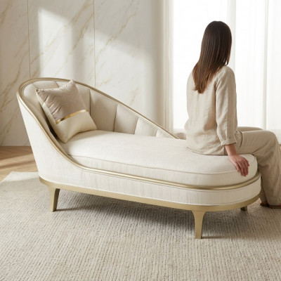 Chaiselounge Leiesessel Chaise Wunnzëmmer Canapé Sofa Lounge Sëtz Polster Club Miwwelen