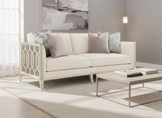Modern 3-Sëtzer Design Sofa Couch Polstersofas Couche Stoff Textil Dräisëtzer