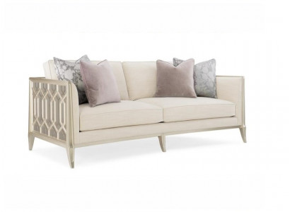 Modern 3-Sëtzer Design Sofa Couch Polstersofas Couche Stoff Textil Dräisëtzer