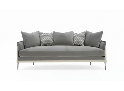 Wunnzëmmer Stoffsotz Sofa 3-Sëtzer Designer Couche Sofa Gro Textil Polster
