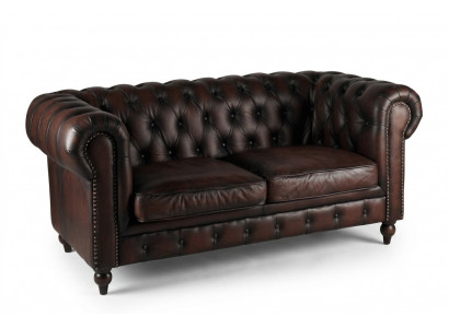 Chesterfield Canapé 2 Sëtzer Set Design Sofas Polster Couchen Couch Luxus Miwwelen