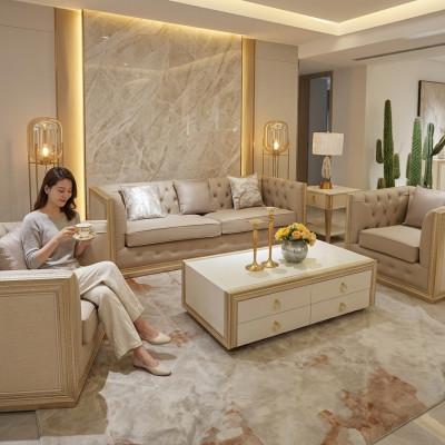 Garnitur 3+1 Sëtzer Sëtz Polster Sofas Couchen Garnituren Neit Design Couch Sofa
