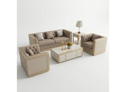 Garnitur 3+1 Sëtzer Sëtz Polster Sofas Couchen Garnituren Neit Design Couch Sofa