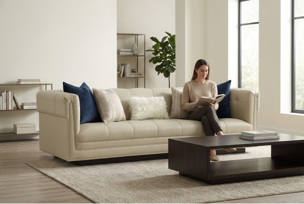 Dräisëtzer Couche Miwwelen Sofa 3 Sëtzer Echt Holz Klassesch US Ariichtung Sofas