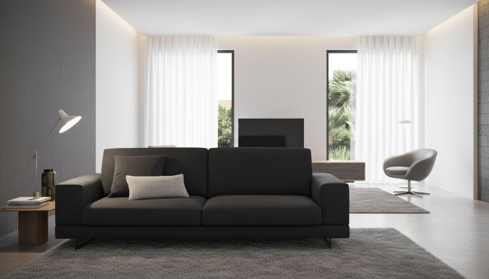 Luxus Wunnzëmmer Canapé Sofa 3-Sëtzer Modern Couch Italienesch Miwwelen alfitalia