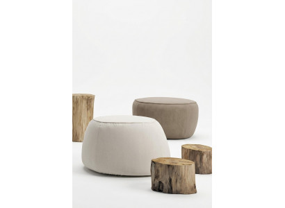 Sëtzocker Hocker Pouf Puff Sëtzpouf Féissocker Ottoman Samett 50x67m Textil