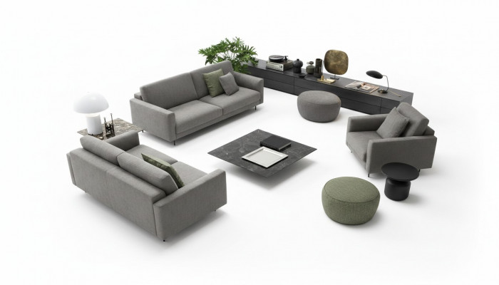 Sëtzgrupp 331 Sëtz Modern Holz exklusive Design Miwwelen Fauteuil Sofagarnitur