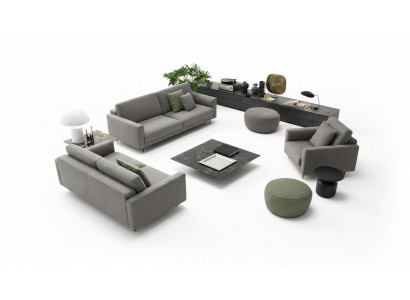 Sëtzgrupp 331 Sëtz Modern Holz exklusive Design Miwwelen Fauteuil Sofagarnitur