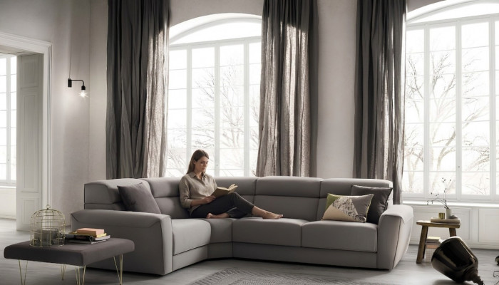 Designssofaen Sofaen L-Form Eckssofa Sofaen héichwäerteg exklusiv modern