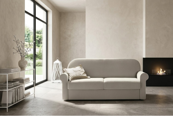 Italienesch Miwwelen Sofen Couchen Stoff Sofa Canapé Design Schlafsofa alfitalia