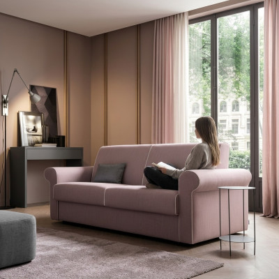 Sofa Polster Canapé 3 Sëtz Textil Sofa Original Canapéen Wunnzëmmer Canapéen alfitalia