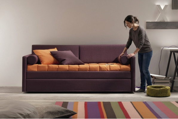 Sofa Héichbett Canapé Duebelstéckbett Better Sofae Multifunktioun Canapé Drësëtzert.