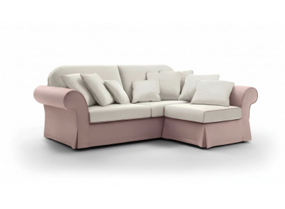 Ecksofa L-Form Polster Sofa Modern Wunnzëmmer Miwwelen Luxus Stoff Nei alfitalia