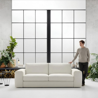 Wunnzëmmer Polstermöbel Sofasen Stëff Holz Luxus alfitalia Design Sofa 3 Sëtzer