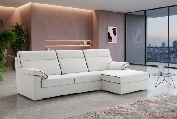 Eckcouch Textil Eck L Form Wunnlandschaft Ecksofa Sofa Canapé Polster alfitalia
