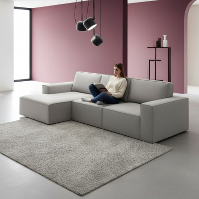 Italienesch Eckcouch Sofa Couch Sofa Couchen Garnitur Miwwel Stoff alfitalia