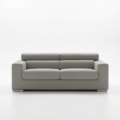 Canapé 3 Sëtz Couch Modern Luxus Polstersëtz Canapé Textil Gro Stoff alfitalia