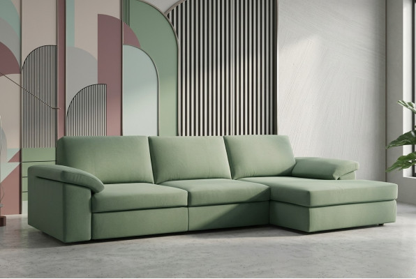 Eckcouch Sofa Italienesch Sofen Couch Couchen Garnitur Miwwelen Stoff alfitalia