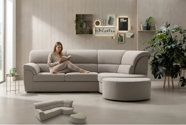 Garnitur Canapé Sofa Eckcouch Italienesch Sofas Canapéë Meubelen Stoff alfitalia