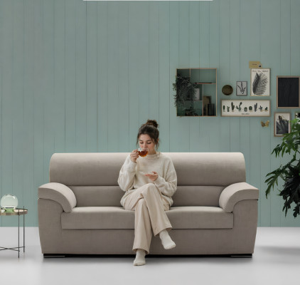 Këssen Canapé Canapéen Club Lounge Design 2-Sëtzer Sofaen Sofa Textil alfitalia