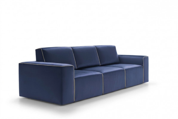 Dreisëtzer Canapé Polster Design Sofa Modern 3 Sëtz Sofas Zëmmer Miwwelen alfitalia