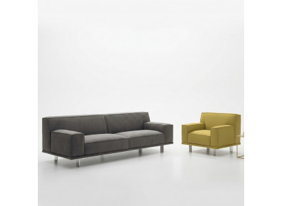 Soffagarnitur 3+1 Sëtzer Textil Relax Set Design Sofaen Polster Couchen alfitalia
