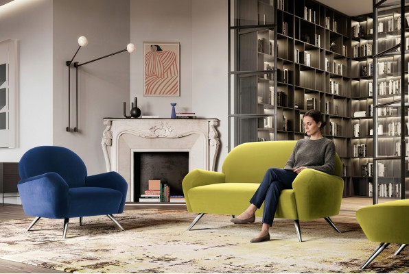 Design Sofa Modern Couchen Set Büroausstattung Sofagarnitur 2+1 Italien Miwwelen