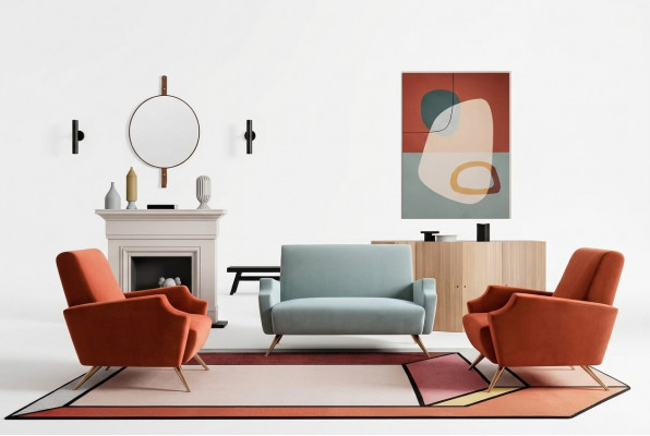 Sofagarnitur 2+1+1 Sëtz Sofa Sëtz Couch Polster Garnitur Modern Couchen Nei