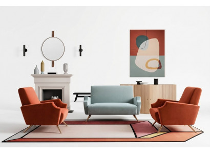Sofagarnitur 2+1+1 Sëtz Sofa Sëtz Couch Polster Garnitur Modern Couchen Nei
