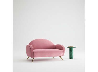 Design Büro Office Kanzlei Bank Canapéen Sofa 2 Sëtzer Canapé Gepolstert Stoffsofa