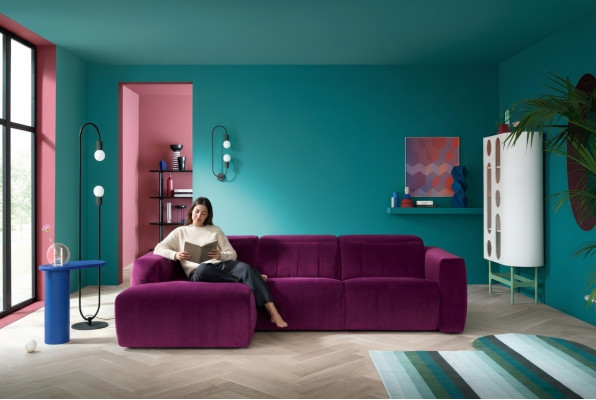 Couchen Design Ecksofa Wunnzëmmer Eckcouch Couch Sofa L-Form Wunnlandschaft Miwwelen