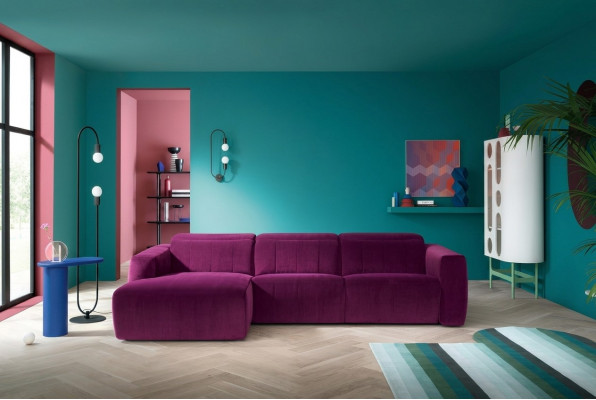 Couchen Design Ecksofa Wunnzëmmer Eckcouch Couch Sofa L-Form Wunnlandschaft Miwwelen