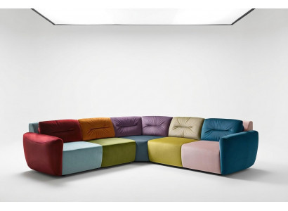 Ecksofa Textil Wunnlandschaft Design Ecksofa Sofa Canapé Italien Alfitalia