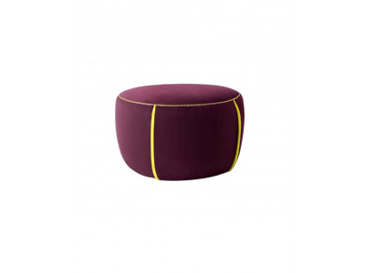 Oval Design gepolsterten Hocker Fousshocker Ottoman Sëtz Textil Gepolstert Pufa