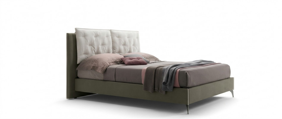 Designer Bett Schlofzëmmer Better Textil Hotel Luxus Stoff Polster Sëtz Italien