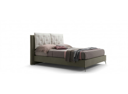 Designer Bett Schlofzëmmer Better Textil Hotel Luxus Stoff Polster Sëtz Italien
