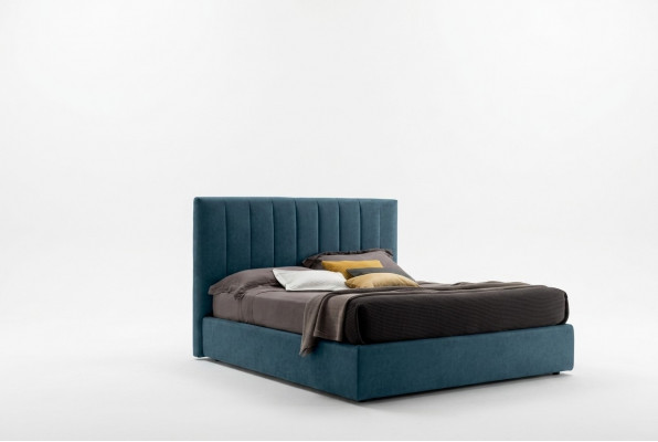 Designer Bett Schlofzëmmer Better Textil Luxus Hotel Stoff Polster Sëtz Italien