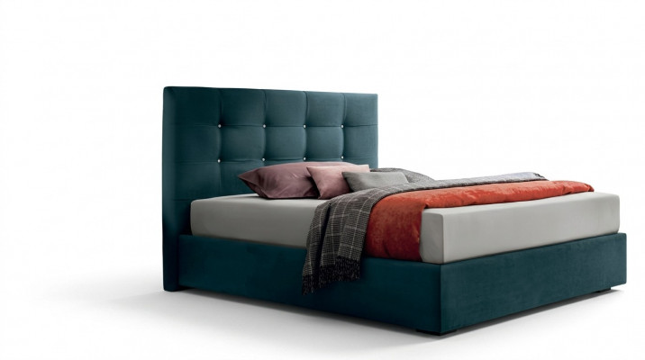 Design Better Schlofzëmmer Textil 180x200cm Bett Polster Luxus Duebel Hotel Nei