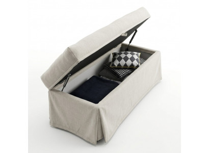 Modern Hocker Design Bänken Wunn-Schlof Bänk Hocker Zëmmer Polster Textil Stoff