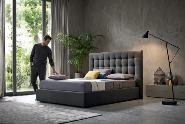 Chesterfield Luxus Better Schlofzëmmer Textilbett Polsterdesign Duebel Hotel
