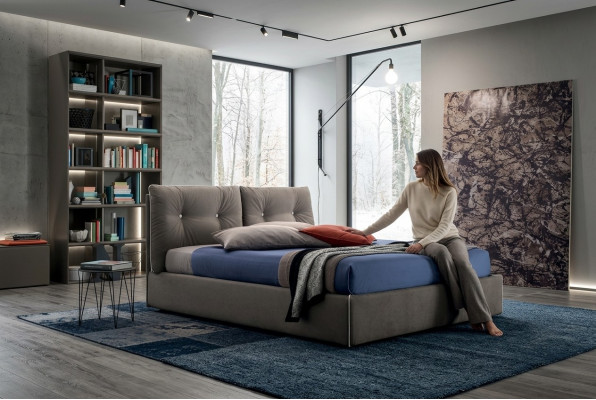 Duebelt Better Holzdesign 180x200cm Nei Luxusbett Schlofkummer Textil Polster.